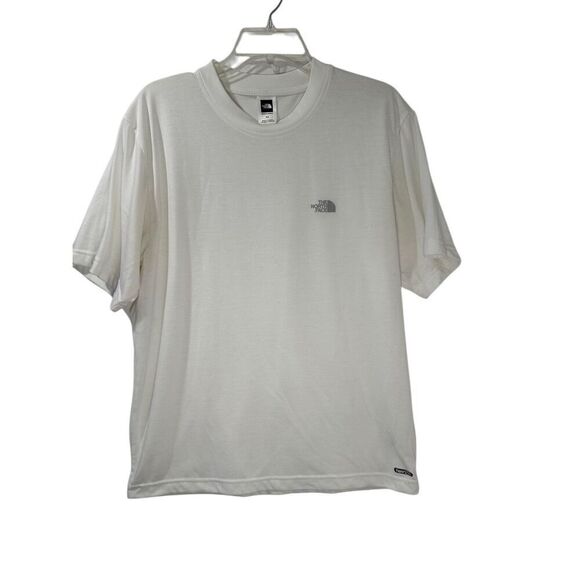 North Face men’s white vapor wick crewneck short sleeve t-shirt size M #18-1932 - Picture 1 of 7